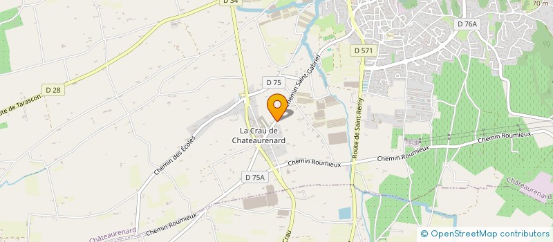 localisation de l'entreprise INSTITUT SENSIBILLISSIMO  CHATEAURENARD