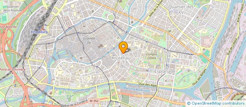 localisation de l'entreprise INSTITUT SIEL BLEU à STRASBOURG