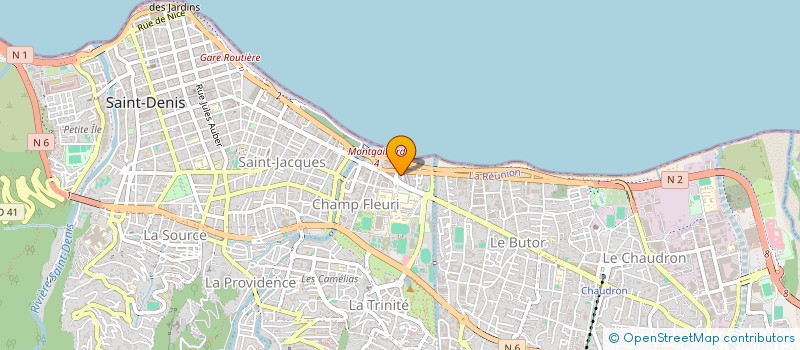 localisation de l'entreprise INSTITUT SOCIAL DE FORMATION PROFESSIONNELLE à SAINT-DENIS