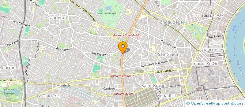 localisation de l'entreprise INSTITUT & SPA D'AILLEURS à BORDEAUX