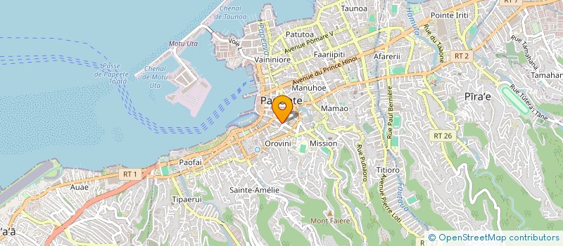 localisation de l'entreprise INSTITUT STATISTIQUE POLYNESIE FRANCAISE à PAPEETE