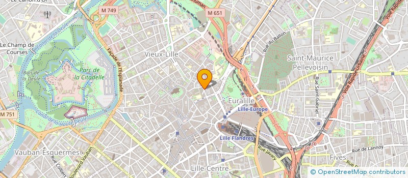 localisation de l'entreprise INSTITUT STENOGRAPHIQUE DE FRANCE à LILLE