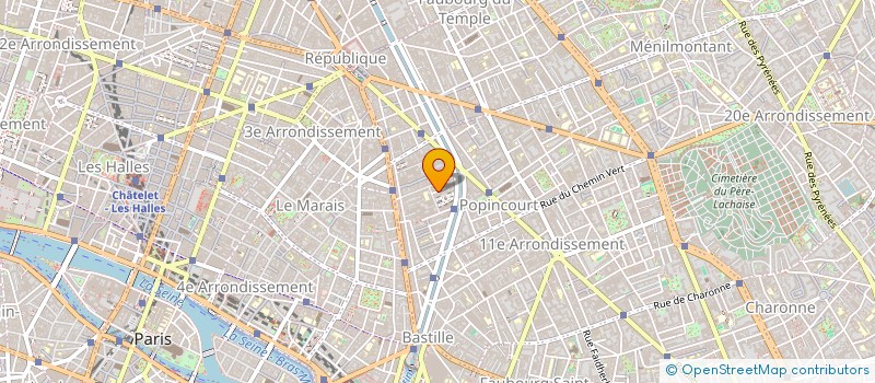 localisation de l'entreprise INSTITUT SUBAQUATIQUE DE PARIS INSUP  PARIS