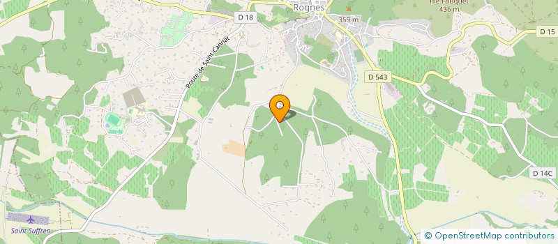 localisation de l'entreprise INSTITUT SUD EST FORMATION à ROGNES
