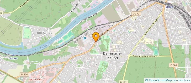 localisation de l'entreprise INSTITUT SUPERIEUR D'ENTREPRISE DE MELUN à DAMMARIE-LES-LYS