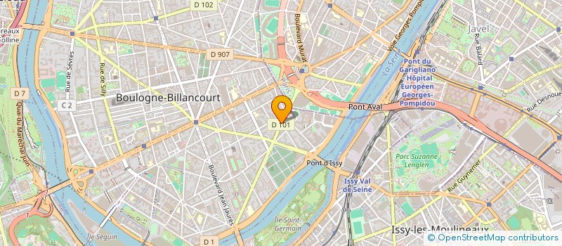 localisation de l'entreprise INSTITUT SUPERIEUR D'INFORMATIQUE ET DE MANAGEMENT DE L'INFORMATION à BOULOGNE-BILLANCOURT