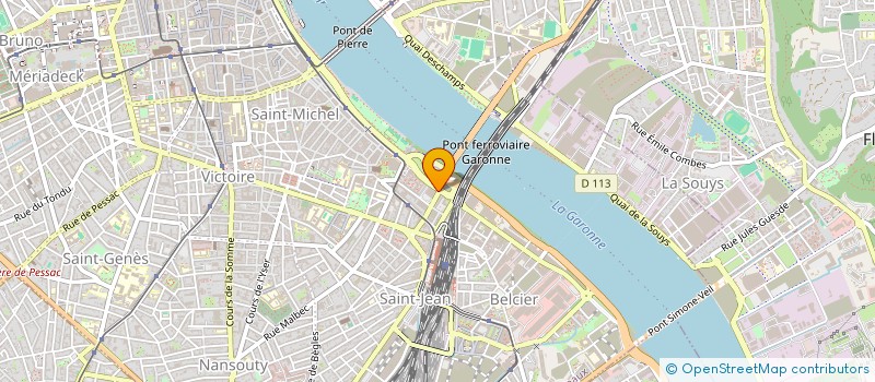 localisation de l'entreprise INSTITUT SUPERIEUR D'OPTIQUE DE BORDEAUX à BORDEAUX