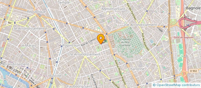 localisation de l'entreprise INSTITUT SUPERIEUR DE BUSINESS ET COMMUNICATION DE PARIS  PARIS