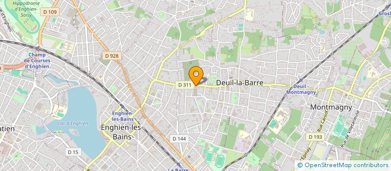 localisation de l'entreprise INSTITUT SUPERIEUR DE DENTISTERIE CLINIQUE à DEUIL-LA-BARRE