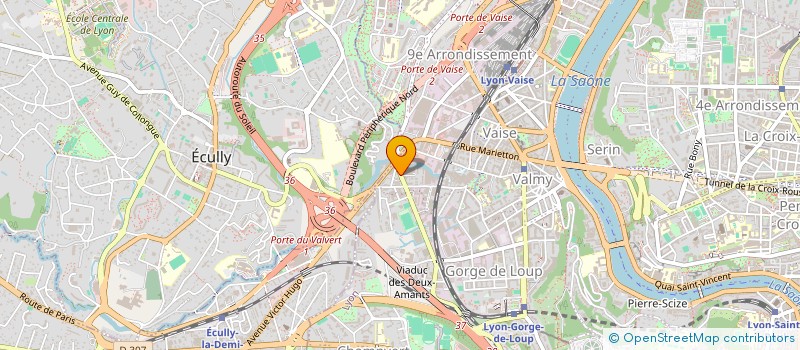 localisation de l'entreprise INSTITUT SUPERIEUR DE FORMATION DE MANDATAIRES JUDICIAIRES  LYON