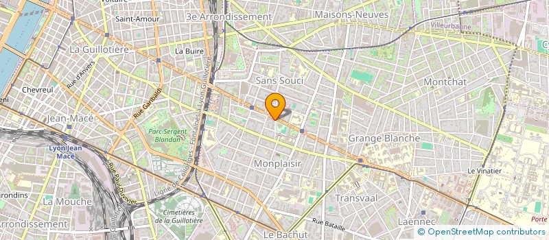 localisation de l'entreprise INSTITUT SUPERIEUR DE FORMATION ET DE PREPARATION-ISFP à LYON