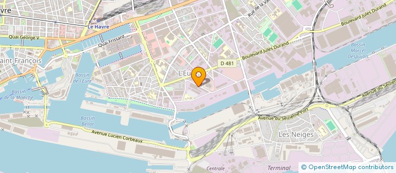 localisation de l'entreprise INSTITUT SUPERIEUR DE FORMATION HAVRAIS à LE HAVRE