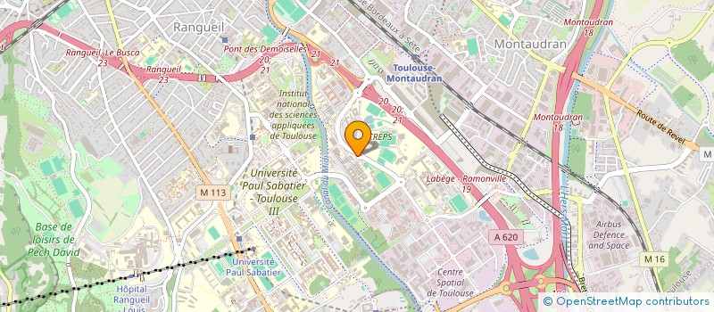 localisation de l'entreprise INSTITUT SUPERIEUR DE L'AERONAUTIQUE ET DE L'ESPACE à TOULOUSE