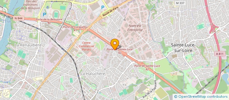 localisation de l'entreprise INSTITUT SUPERIEUR DE L'ENVIRONNEMENT NANTES à NANTES