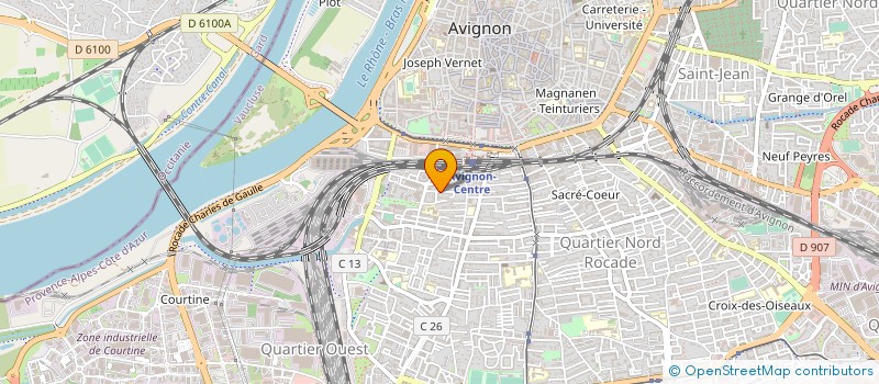 localisation de l'entreprise INSTITUT SUPERIEUR DE THERAPEUTIQUE MANUELLE  AVIGNON