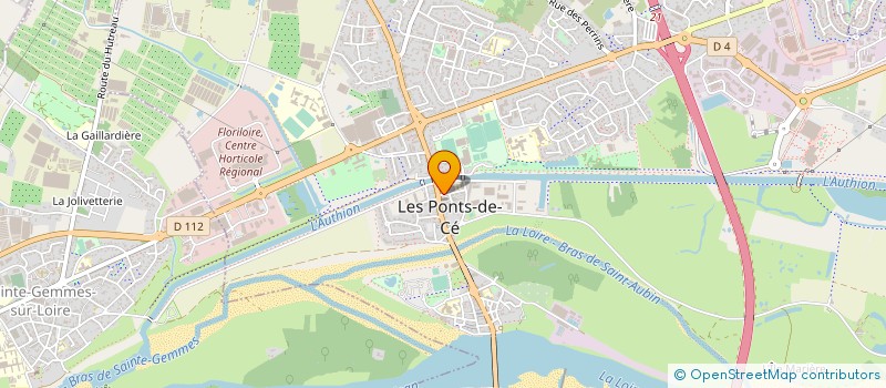 localisation de l'entreprise INSTITUT SUPERIEUR RELAXOLOGIE  LES PONTS-DE-CE