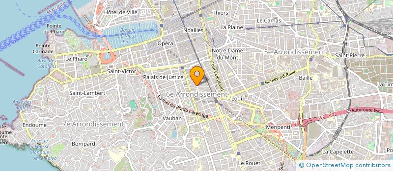 localisation de l'entreprise INSTITUT SUPERIEUR SECRETARIAT JURIDIQUE  MARSEILLE