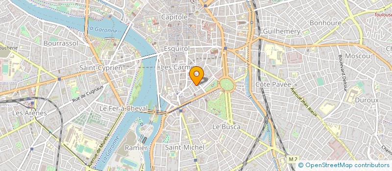 localisation de l'entreprise INSTITUT SUPERIEUR VIDAL (ISV - FORMATION PROFESSIONNELLE) à TOULOUSE