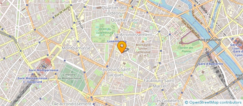 localisation de l'entreprise INSTITUT SYMLOG à PARIS