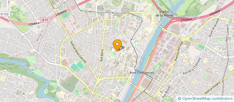 localisation de l'entreprise INSTITUT TECHNIQUE DES ETUDES ET DES CARRIERES à ANGERS