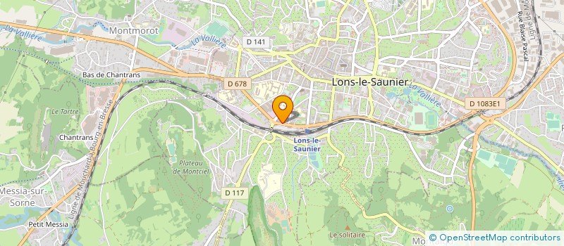 localisation de l'entreprise INSTITUT TECHNIQUE EUROPEEN BOIS ENERGIE à LONS-LE-SAUNIER