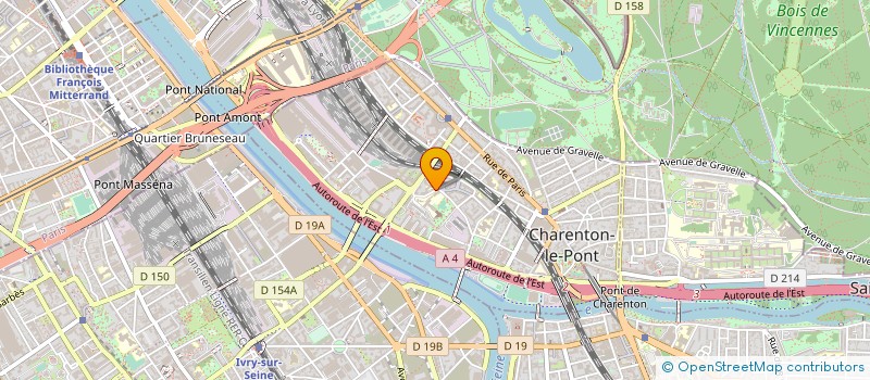 localisation de l'entreprise INSTITUT TECHNOLOGIQUE ET D'EDUCATION  CHARENTON-LE-PONT