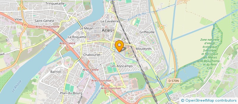 localisation de l'entreprise INSTITUT TERRITOIRES ARTS ET CULTURES à ARLES