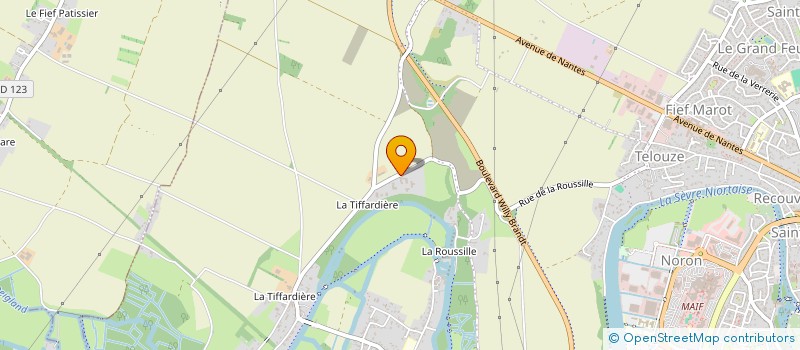 localisation de l'entreprise INSTITUT THERAPEUTIQUE EDUCATIF ET PEDAGOGIQUE DE LA ROUSSILLE  NIORT