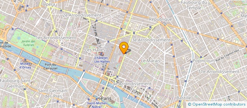 localisation de l'entreprise INSTITUT THERAPIE CORPORELLE à PARIS
