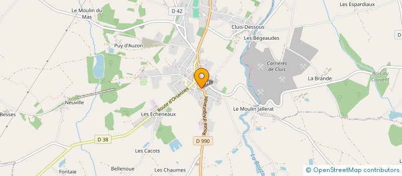 localisation de l'entreprise INSTITUT TML à CLUIS