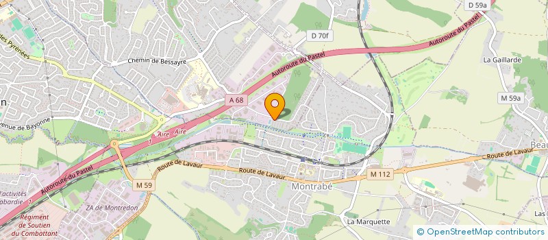 localisation de l'entreprise INSTITUT TOULOUSAIN DE L'APPAREIL LOCOMOTEUR à SAINT-JEAN
