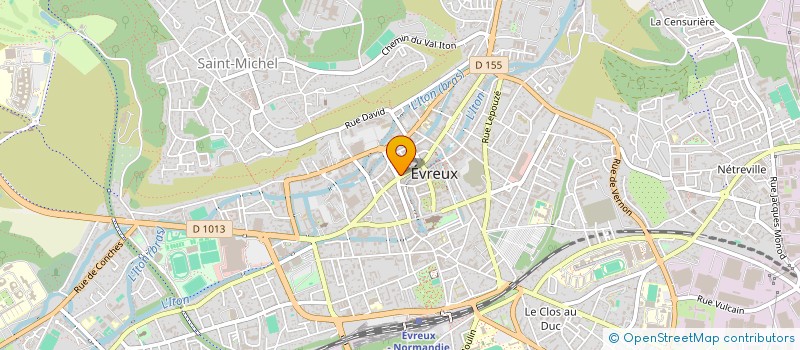 localisation de l'entreprise INSTITUT TRANSMISSION ENTREPRISE  EVREUX