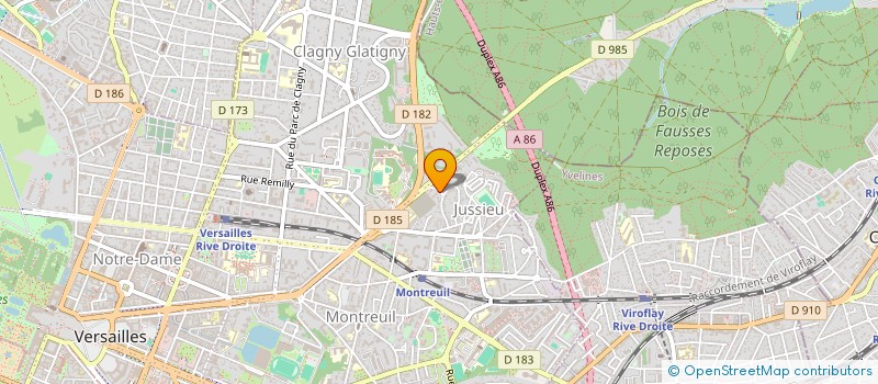 localisation de l'entreprise INSTITUT VALESSENTIA à VERSAILLES