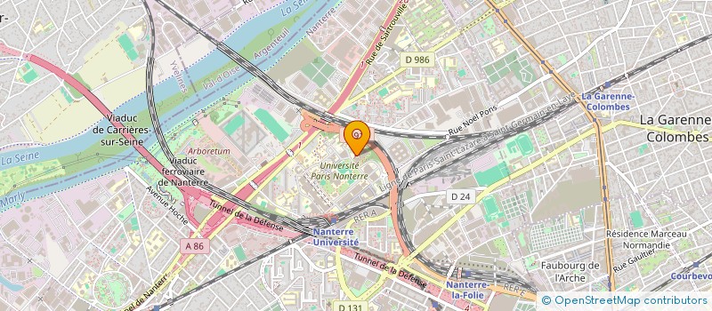 localisation de l'entreprise INSTITUTE OF OMAN RESEARCH  NANTERRE