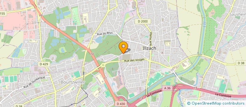 localisation de l'entreprise INSTITUTION AL HOUDA  ILLZACH