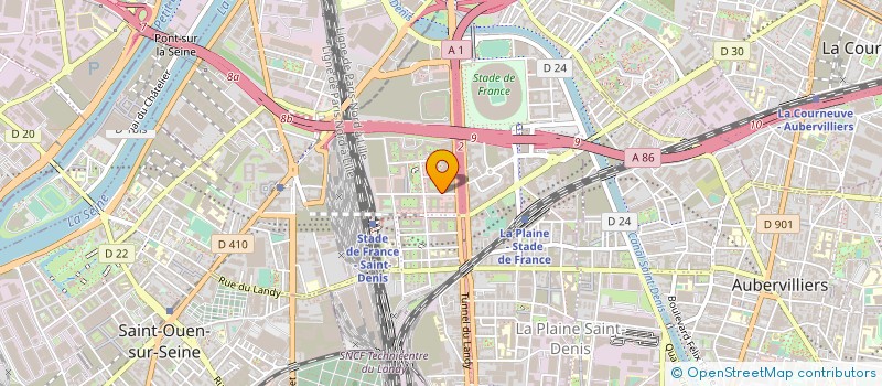 localisation de l'entreprise INSTITUTION DE RETRAITE USINOR SACILOR à SAINT-DENIS