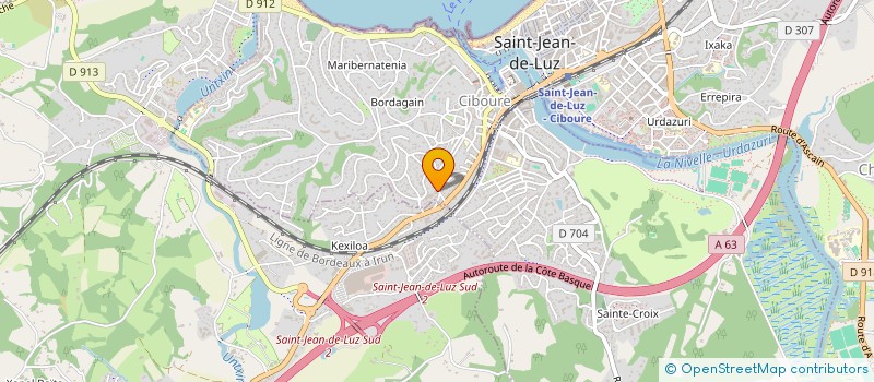 localisation de l'entreprise INSTITUTION GUYOT  CIBOURE