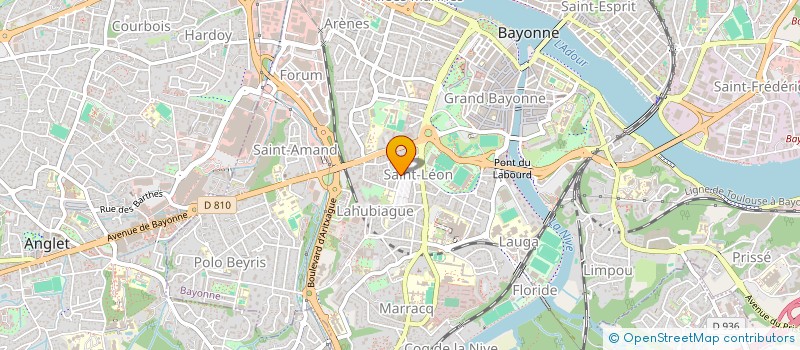 localisation de l'entreprise INSTITUTION LORMAND à BAYONNE