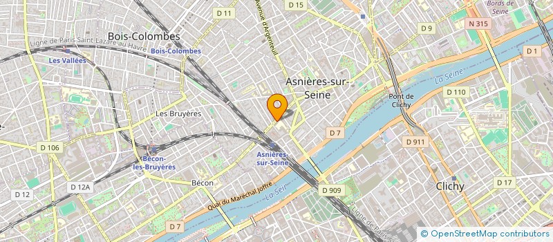 localisation de l'entreprise INSTITUTION SAINTE GENEVIEVE à ASNIERES-SUR-SEINE