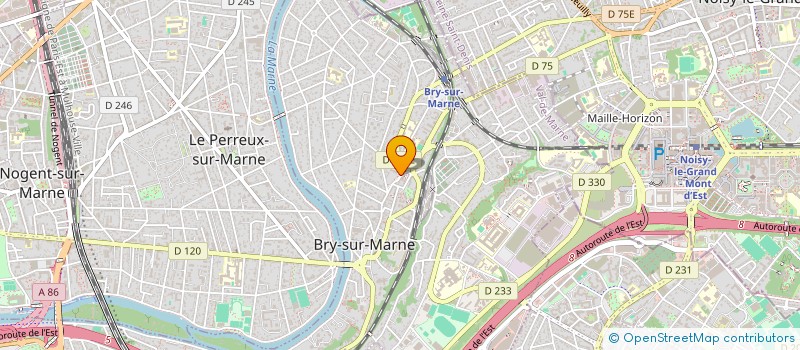 localisation de l'entreprise INSTITUTION ST THOMAS VILLENEUVE  BRY SUR MARNE