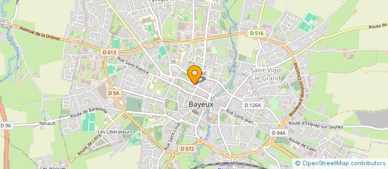 localisation de l'entreprise INSTITUTION TAJIQUAN - BA GUA ZHANG  BAYEUX