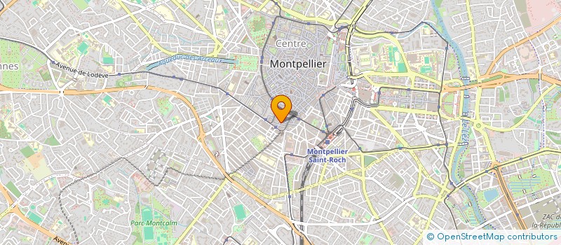 localisation de l'entreprise INSTITUTIONS ET PROJETS à MONTPELLIER