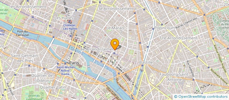 localisation de l'entreprise INSTITUTIONS GANONE YAD à PARIS