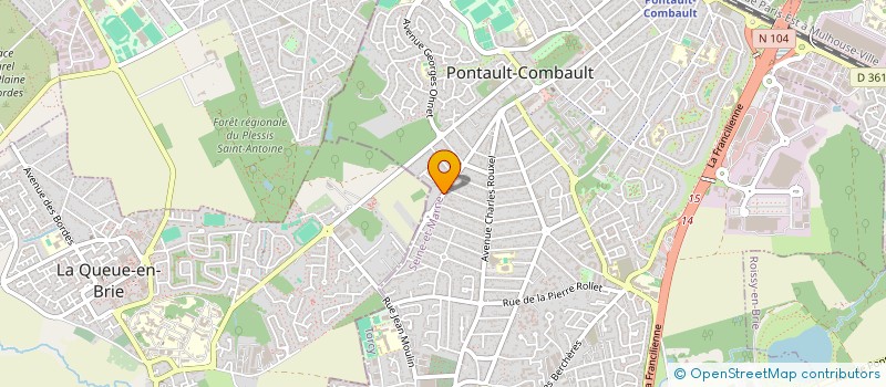 localisation de l'entreprise INSTITUTO LUSOFONO à PONTAULT-COMBAULT