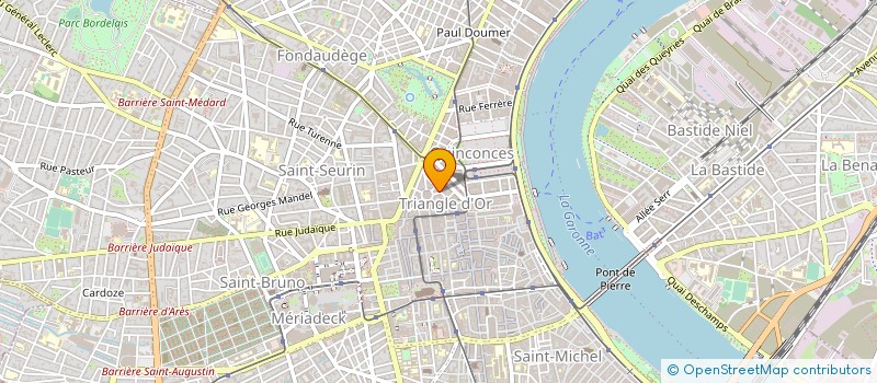 localisation de l'entreprise INSTITUTS DES METIERS DU NOTARIAT à BORDEAUX