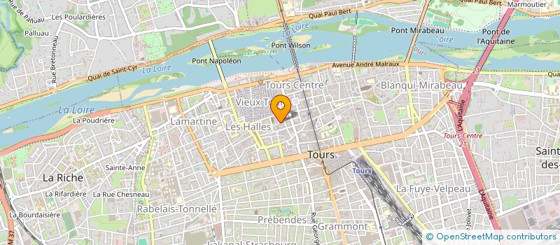 localisation de l'entreprise INSTITUTS DES METIERS DU NOTARIAT à TOURS