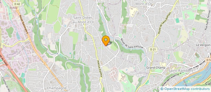 localisation de l'entreprise INSTR'O CONSULTING  SAINT-DIDIER-AU-MONT-D'OR