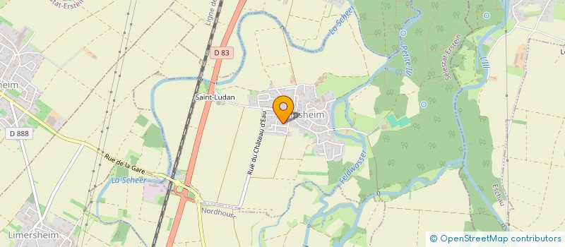 localisation de l'entreprise INSTRUDENT  HIPSHEIM