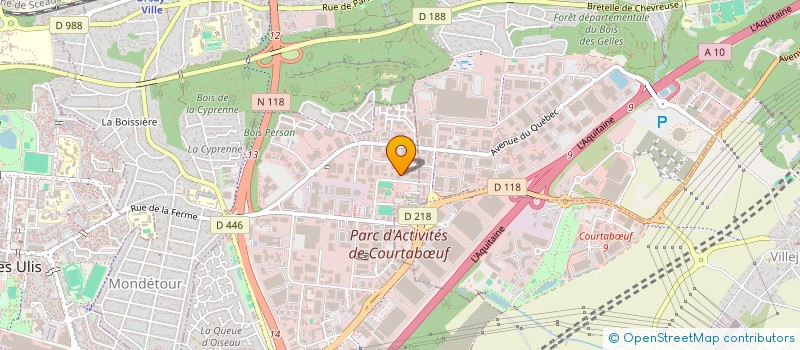 localisation de l'entreprise INSTRUMAT SA à LES ULIS