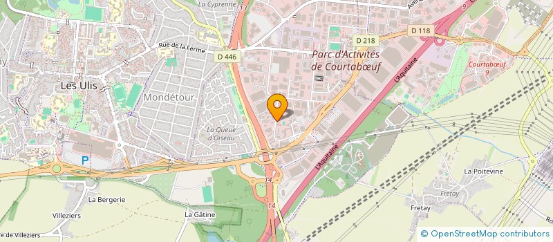 localisation de l'entreprise INSTRUMATIC FRANCE à LES ULIS